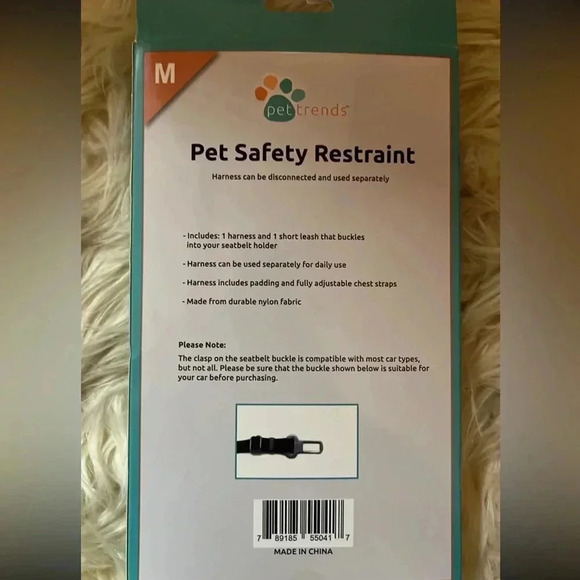 Dog Harness | Car Harness for Dogs | Medium | Black | Pet Safety - Picture 2 of 3